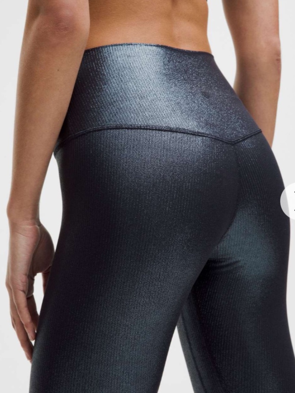 NWT Lululemon Align High-Rise Ribbed Pant 25" *Shine. Size 10